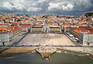 Bairro da Baixa em Lisboa