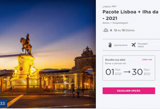 Pacote Hurb para Lisboa e Ilha da Madeira por R$ 5.900