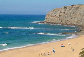 Praia Azul no Porto em Portugal