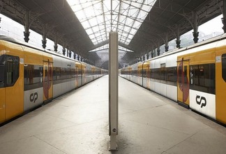 Viagem de trem de Porto a Lisboa
