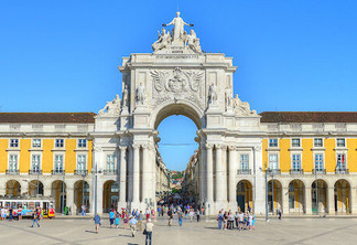 Arco da Rua Augusta em Lisboa