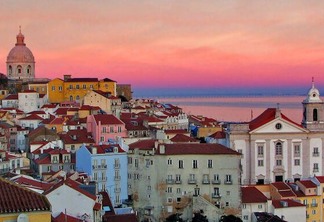 Miradouro de Santa Luzia em Lisboa