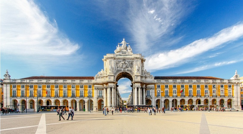 Praça do Comércio Lisboa, Portugal