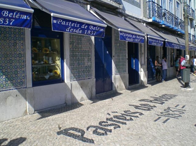 Pasteleria de Belém em Lisboa