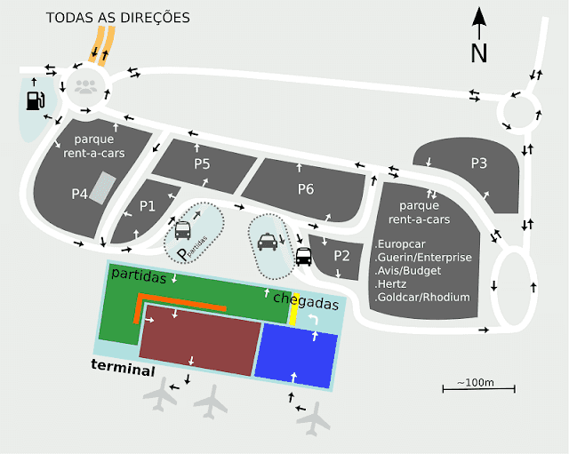 Locadoras de carro no aeroporto de Faro