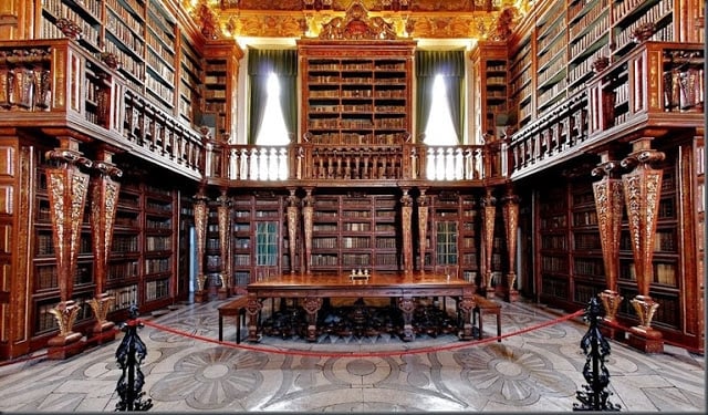 História da Biblioteca Joanina em Coimbra