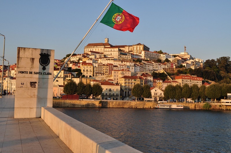 Bandeira de Portugal em Coimbra