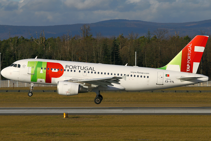 Avião de companhia portuguesa 