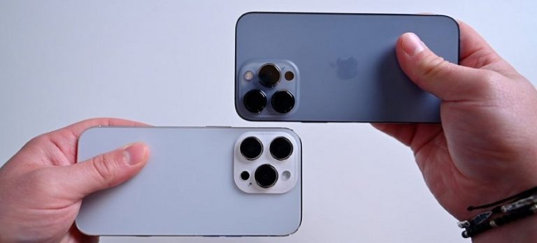 Parte traseira do iPhone 14 e 14 Pro