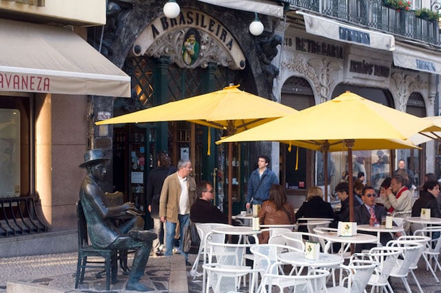 "Café A Brasileira" em Lisboa