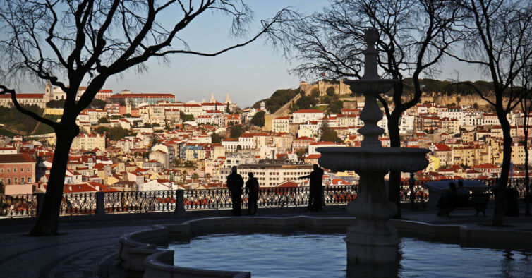 Mirante em Príncipe Real em Lisboa
