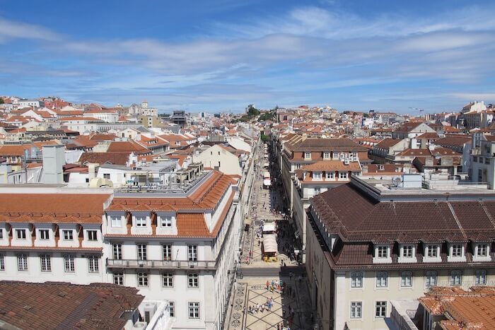 Rua Augusta em Lisboa